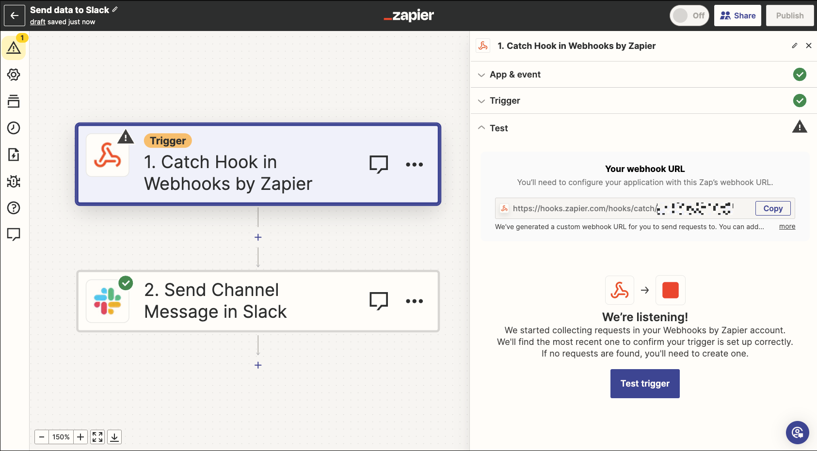 Zapier Webhook URL
